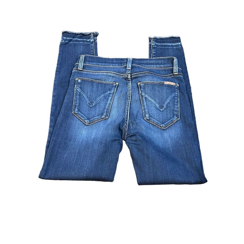 Hudson Nico Mid Crop Super Skinny Dark Wash Jeans Size 26